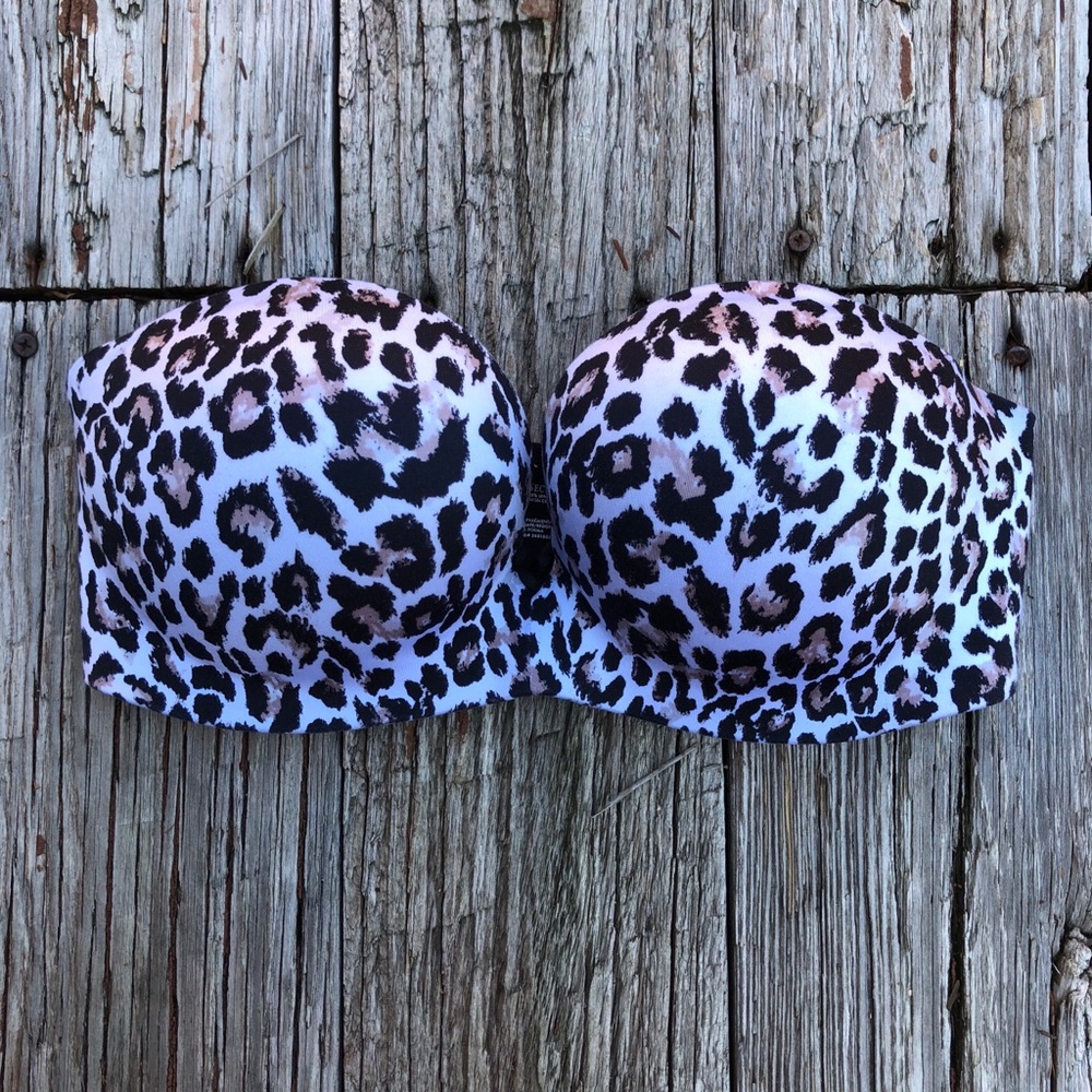 VS Strapless Bra - Cheetah Print